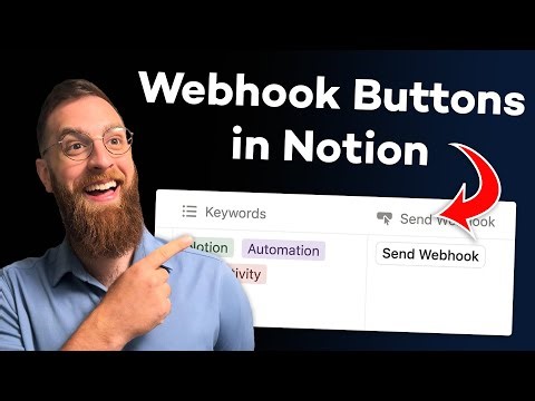 How to Use Webhook Buttons in Notion | Trigger Automations Instantly with Webhooks