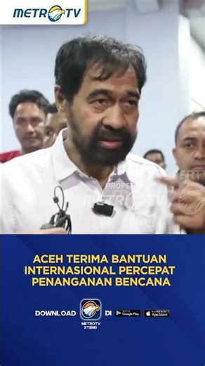 Aceh Terima Bantuan Internasional Percepat Penanganan Bencana #shorts