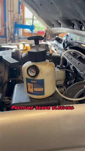 51 reactions | Brake system pressure bleeder in action after replacing all lines https://amzn.to/4q8Vdwn | Carl's Garage | Facebook