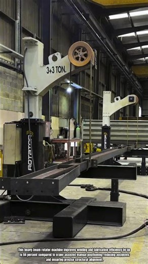 Best Innovation Heavy Beam Rotator Machine: How to Position Steel Structures Safely