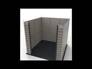 Duramax 7x7 StoreMax Plus Outdoor Storage Shed Installation