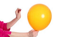 Hand Popping Orange Balloon Safety Pin Stock Footage Video (100% Royalty-free) 3472523953 | Shutterstock