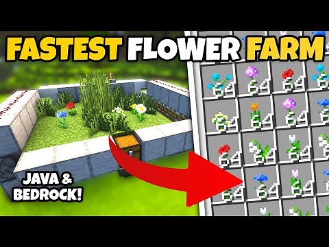 Minecraft FASTEST Flower/Dye Farm 1.21 - EASY BUILD (Tutorial)