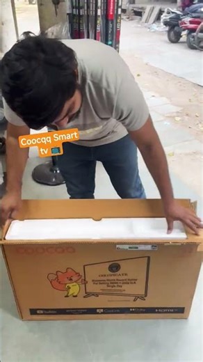 Coocqq Smart Tv 📺 Unboxing#smarttv#comparison#unboxing#technology#led