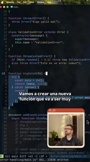 Errores como valores con promesas #javascript #programming #code