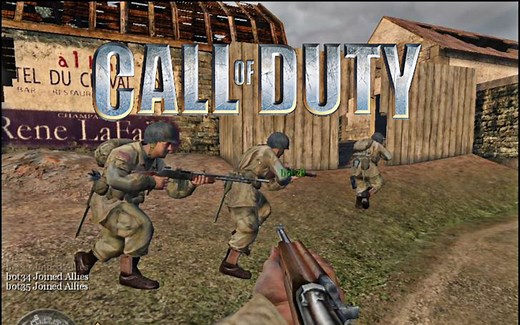 使命召唤1联合进攻-联机模式人机bot mod