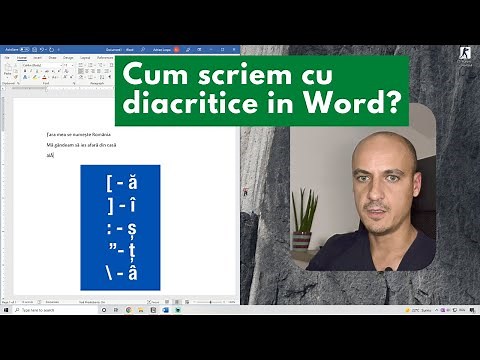 How to write with diacritics in Word | mini Word Tutorial (Romanian)