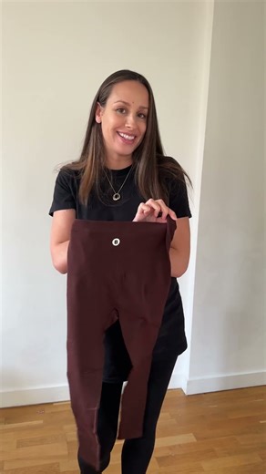 Comfortable maternity leggings that are flattering AND supportive...yes please!