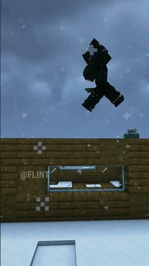 Building a Cozy Winter Cabin in Minecraft!