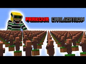 1,000,000 Villagers Simulate Parkour Civilization