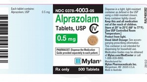 Anti-anxiety medication Alprazolam recalled for infection risk and foreign substance