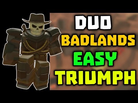 DUO BADLANDS 2 TRİUMPH + EASY GUİDE | TDS Tower Defense Simulator