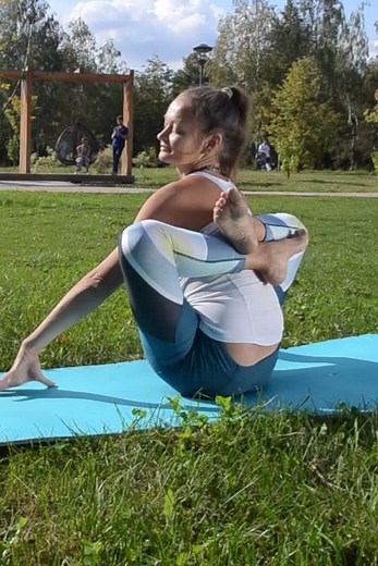 Lotus Frontbend Contortion Challenge
