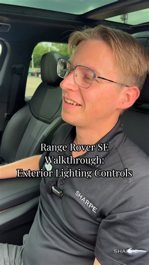 Range Rover SE Walkthrough: Exterior Lighting Controls #RangeRoverSE #LuxurySUV #LandRoverLife #OffRoadLuxury #SUVGoals | SHARPE Cars | Facebook