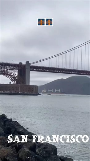 Golden Gate Bridge 🌁 ( California )#beautiful #goldengatebridge