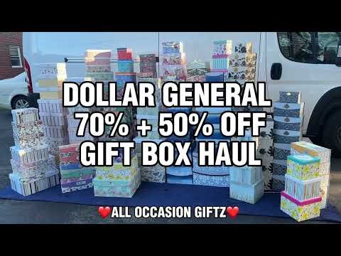 Dollar General 70% + 50% Off Gift Box Haul 🎁 #Haul