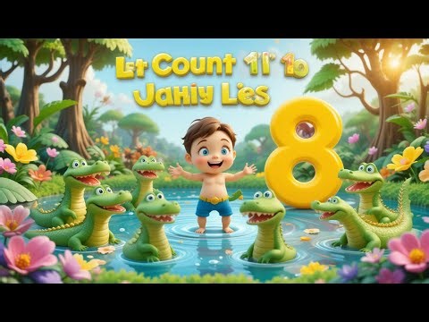 Alligator Counting | Learn Numbers with Fun Animal Song for Kids