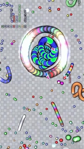 Slither.io PRO Move! Perfect Snake Trap Compilation 🐍