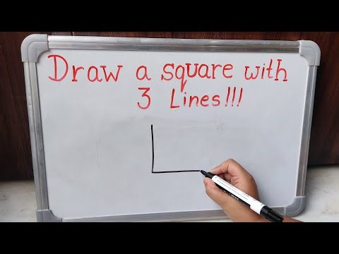 Draw a Square with Just 3 Lines – Puzzle That’s Breaking the Internet!