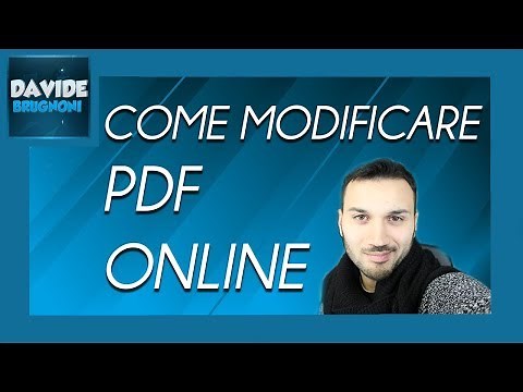 Come Modificare PDF Online | Davide Brugnoni