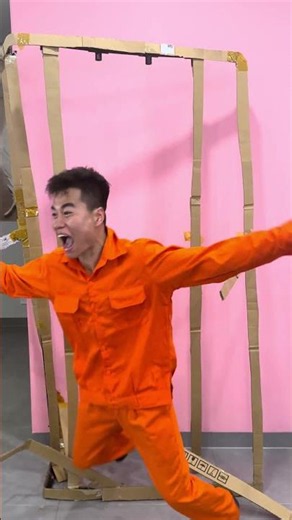 SH - Nhà Tù bằng Giấy, Carton & Sắt || Paper Prison Noob vs Cardboard Prison Pro vs Hacker #shorts