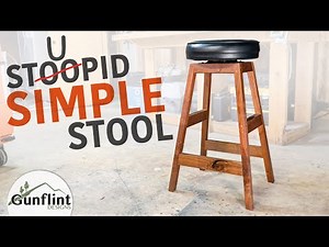 Making A Pair Of Ultra Simple Stools - Woodworking