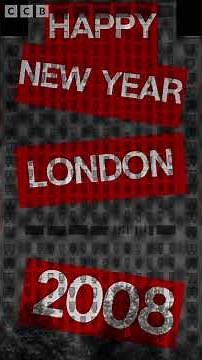 New Year’s London Fireworks 2007 - 2008 Shell Centre Countdown REMAKE
