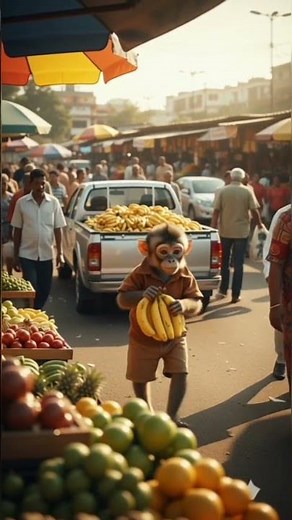 Garib Banda Ko Kisi Ne sakht dikhane ka mauka nahin diya#shrotsvideo #monkey