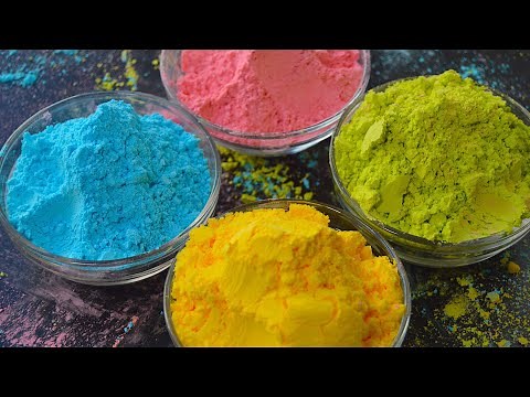 HOMEMADE HOLI COLORS | ECO FRIENDLY HOLI COLORS | SAFE HOLI COLORS | DIY holi colors | holi colours