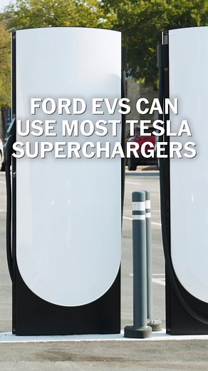 The Ford F-150® Lightning® doesn’t look like any of the other cars using a Tesla Supercharger. Here’s what their drivers had to say. | Ford Motor Company | Facebook