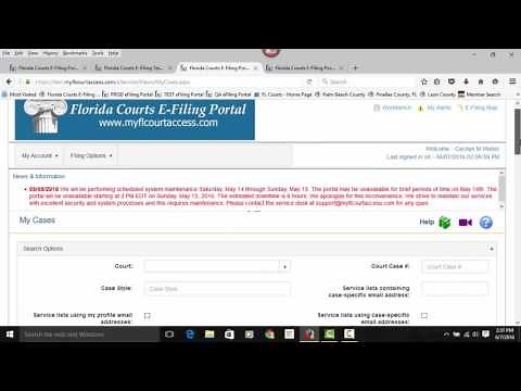 Florida Courts E-Filing Portal 2016