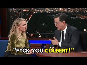 Jennifer Lawrence Kicked Off set on Stephan Colbert's Show After Heated Debate!