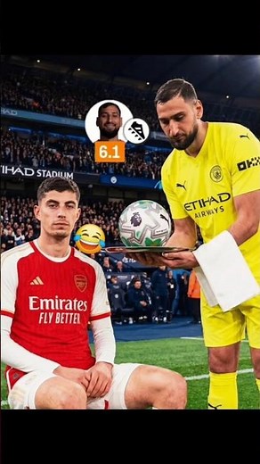 What was that, Donnarumma? 🤡 #donnarumma #manchestercity #arsenal