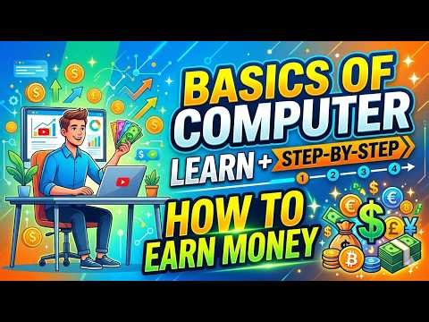How to earn money learn step by step basics of computer part 1