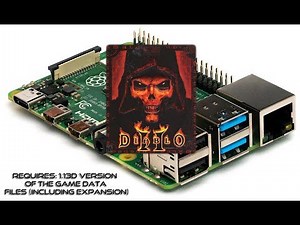 Diablo 2 on Raspberry pi 4!! very easy!! read desc!