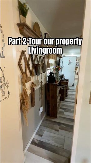 Part 2-Tour our property-Our livingroom #tinyliving #livingroom #countrylife