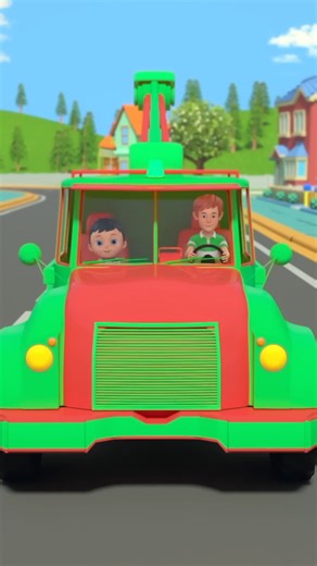 133K views · 1.2K reactions | Tow truck wheels go round and round to help other cars and vehicles that break down on the road | Kids Channel - Cartoon Videos for Kids | Facebook