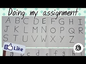 Beginner alphabets typography on graph paper (Ariel fonts)