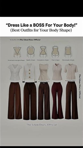 How to Dress for Your Body Type👗_Flattering Work Outfits for All Shapes #bodytypefashion #bodytype