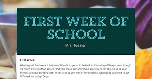 First Week of School