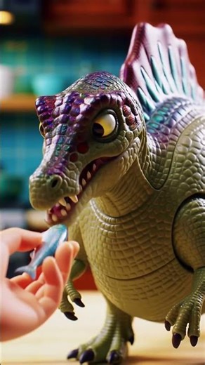 🦖 Spinosaurus Devours a Fish: Watch This Carnivorous Dino Feast! 🐟