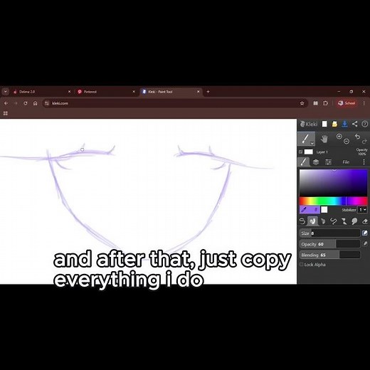 how to draw in my artstyle!! #tutorial #art #drawing #kleki #digitalartist (READ DESC)