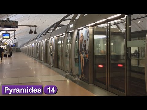 Paris métro : Pyramides | Line 14 ( RATP MP89 )