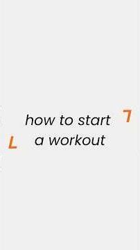 How to start a workout | Train Like a Ballerina app