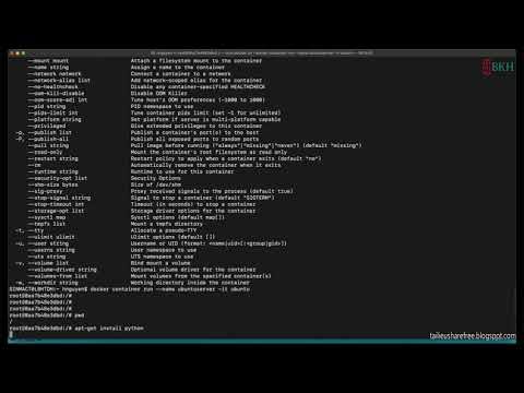12 Tương tác với Shell của container thế nào