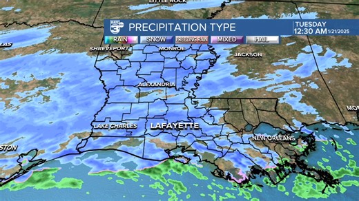 12K views · 75 reactions | Radar and precipitation type over the last two hours. Latest Power Doppler 3 Radar and forecasts for Acadiana: https://www.katc.com/weather | Rob Perillo Chief Meteorologist KATC | Facebook