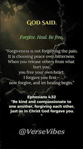 God’s Message of Forgiveness 🙏✨#bibleverse #godsaid #forgiveness #shorts