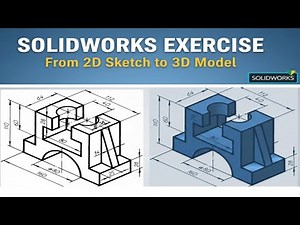 SolidWorks 3D Practice Model | Mechanical CAD Learning