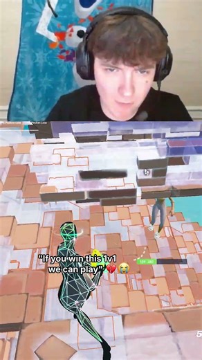"If you win this 1v1 we can play" 😭💔 #fortnite #comedy #elsa #fortnitemontage #gaming #twitch