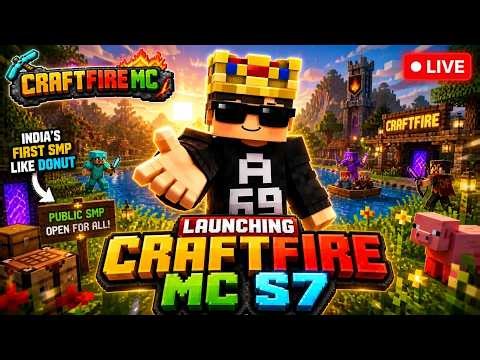 🔥LAUNCHING S7 | Minecraft Live | 24/7 Minecraft SMP #shortsfeed #shortslive #minecraft #live